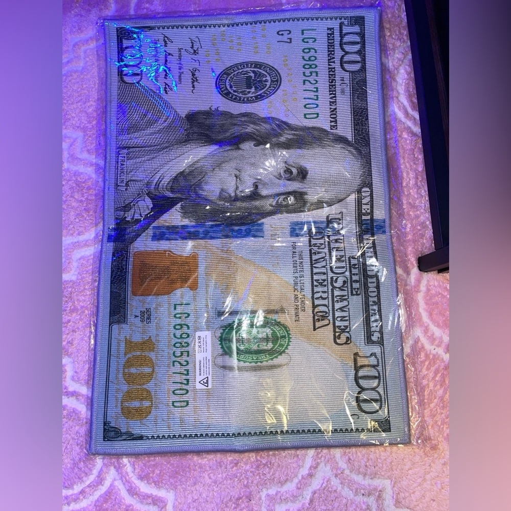 One-Hundred Dollar Bill Rug